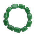 Green Jade (D) Beaded Stretch Bracelet 463.50 ctw - Sticky add to cart bar