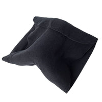 Gray Polar Fleece Lavender Scent Neck Pillow with Memory Foam (13 in)