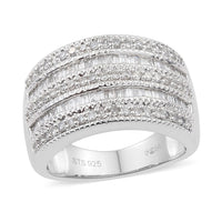 0.75 ctw Diamond Ring in Sterling Silver