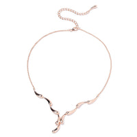 LucyQ Ripple Collection Necklace 16-20 Inch in Sterling Silver 14 Grams