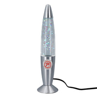 Red Groovy Wax Lava Motion Lamp with Aluminium Base (14 in)