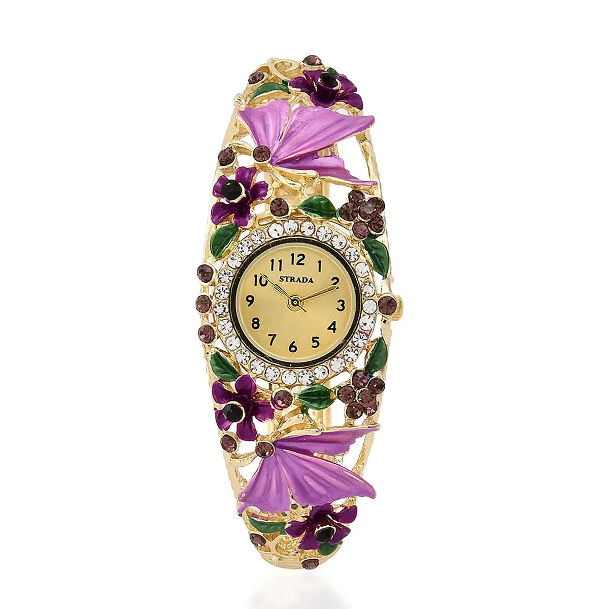 Strada Japanese Movement Purple and White Crystal Floral  display picture 1
