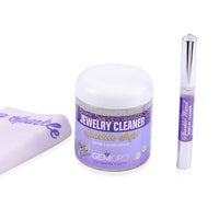 GEMORO 3 Pc Bundle of Polishing Cloth, Sparkle Jar & Sparkle Wand