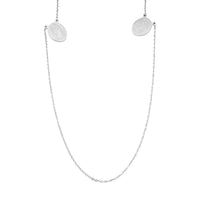 Double Ended Religious Necklace 14 Inch in Stainless Steel 11.10 Grams