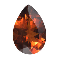 AA Brazilian Cherry Citrine (Pear 16x12 mm) 6.00 ctw Loose Gemstone
