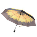 HOMESMART Yellow and Black Sunflower Umbrella - Sticky add to cart bar