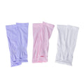 HOMESMART Set of 3 Pairs White, Lilac and Pink Cooling Sleeves (90% Polyamide and 10% Spandex) - Sticky add to cart bar