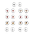 Set of 9 Silicone Round Ear Nut in 14K Yellow Gold and Rose Gold Over & Sterling Silver - Sticky add to cart bar