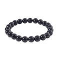 Shungite 8mm Beaded Stretch Bracelet 90.00 ctw - Sticky add to cart bar