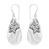 BALI LEGACY Mother of Pearl Earrings in Sterling Silver