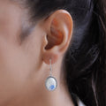 Artisan Crafted K2 Jasper Earrings in Sterling Silver 12.90 ctw - Sticky add to cart bar