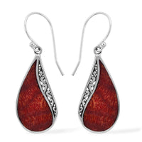 Trendy Beach Earrings in Sterling Silver