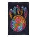 Multi Color Cotton Screen Printed Tie Dye Dreamcatcher Tapestry Wall Hanging (52x82) - Sticky add to cart bar