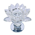 White Crystal Lotus Flower Candle Holder (5) - Sticky add to cart bar