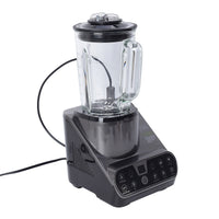 High Speed 6 Blade Multifunction Vacuum Blender 1.5L (25000RPM & 800W) with 800ml Vacuum Bottle- Gray
