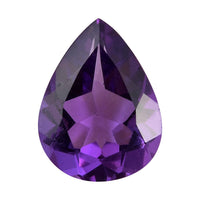 AA Mashamba Amethyst (Pear 9x7 mm) 1.35 ctw Loose Gemstone