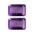 Mashamba Amethyst Set of 2 (Oct 6x4 mm) 1.01 ctw Loose Gemstone - Sticky add to cart bar