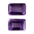AA Mashamba Amethyst Set of 2 (Oct 6x4 mm) 1.06 ctw Loose gemstone - Sticky add to cart bar