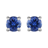 Rhapsody AAAA Tanzanite Earrings in 950 Platinum 1.85 ctw