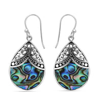 Abalone Shell Ocean Crest Earrings