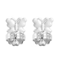 Sterling Silver Butterfly Shape Earring Lifter Push Backs - Sticky add to cart bar