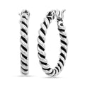 Sterling Silver Hoop Earrings 4.29 Grams - Sticky add to cart bar