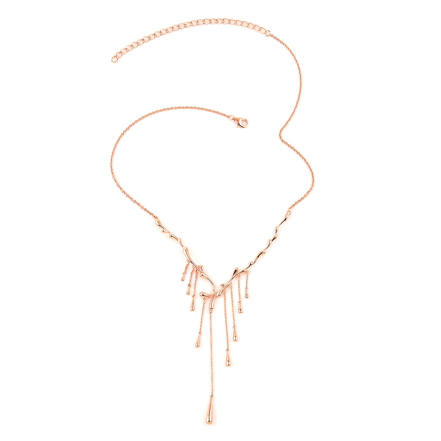 LucyQ Drip Collection 14K YG Over Sterling Silver Necklace (20 In) (15 g) (1)