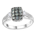 Narsipatnam Alexandrite and White Zircon Ring in Black Rhodium and Platinum Over Sterling Silver (Size 10.0) 0.80 ctw - Sticky add to cart bar