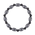 Shungite and Magnetic Hematite Stretch Bracelet 115.00 ctw - Sticky add to cart bar