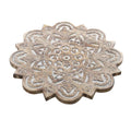 Nakkashi Handmade and Hand Carved Wooden Rotating Tray - Sticky add to cart bar