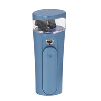 Natural Shungite Infused Facial Nano Mist Sprayer with Built in Rechargeable Battery - Iridescent Blue