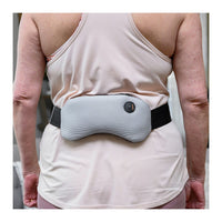 Gray All Purpose Vibration Massager with Natural Shungite and Adjustable Strap (3V) (2xAA Battery Not Included)