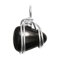 Artisan Crafted 10.90 ctw Elite Shungite Pendant in Sterling Silver