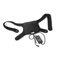 UTK Far Infrared Natural Shungite Shoulder Wrap Heating Pad- Black (20x46.5)