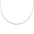 Italian Sterling Silver Sparkle Necklace (18.00 In) 3.65 Grams - Sticky add to cart bar