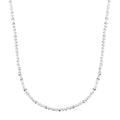 Italian Treasure 14K RG Over Sterling Silver Margarita Sparkle Necklace (48 Inches) (7.20 g) - Sticky add to cart bar