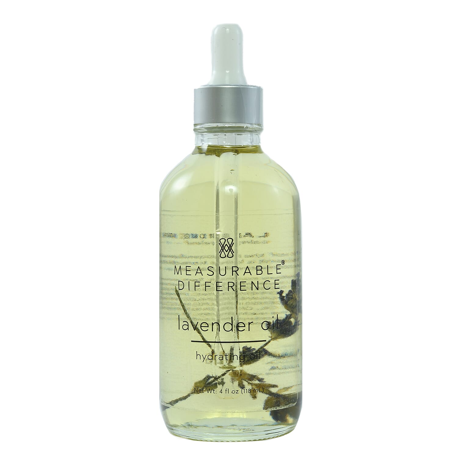 MEASURABLE DIFFERENCE Lavender Hydrating Body Oil 4 fl oz (Made in USA)