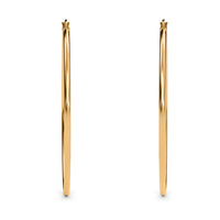 Hoop Earrings in 14K YG Over Sterling Silver 6 Grams