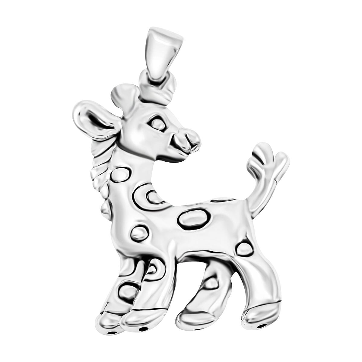 Giraffe Pendant in Sterling Silver 5.79 Grams