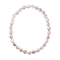 Rare Find AAA Organic Purple Keshi Pearl Necklace 24 Inches in Sterling Silver