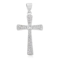Elanza Simulated Diamond (0.84 Ct) Sterling Silver Pendant 0.84 ctw - Sticky add to cart bar