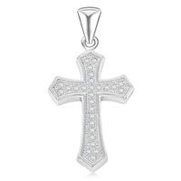 Elanza Simulated Diamond (0.81 Ct) Sterling Silver Pendant 0.81 ctw