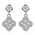 Elanza Simulated Diamond (0.56 Ct) Sterling Silver Earring 0.56 ctw - Sticky add to cart bar