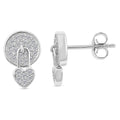 Elanza Simulated Diamond (0.81 Ct) Sterling Silver Earring 0.81 ctw - Sticky add to cart bar