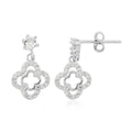 Elanza Simulated Diamond (0.58 Ct) Sterling Silver Earring 0.58 ctw - Sticky add to cart bar