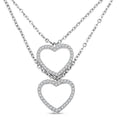 Elanza Simulated Diamond (1.26 Ct) Sterling Silver Necklace (Size 17.5 Adjustable) 1.26 ctw - Sticky add to cart bar