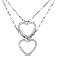 Elanza Simulated Diamond (1.26 Ct) Sterling Silver Necklace (Size 17.5 Adjustable) 1.26 ctw