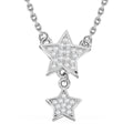 Elanza Simulated Diamond (0.65 Ct) Sterling Silver Necklace (Size 18 Adjustable) 0.65 ctw - Sticky add to cart bar