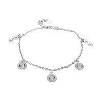 Elanza Simulated Diamond (1.44 Ct) Sterling Silver Bracelet (Size 7 Adjustable) 1.44 ctw