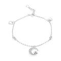 Elanza Simulated Diamond (0.62 Ct) Sterling Silver Bracelet (Size 6.75 Adjustable) 0.62 ctw - Sticky add to cart bar